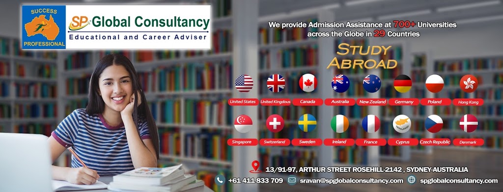 SP GLOBAL CONSULTANCY | 13/91-97 Arthur St, Rosehill NSW 2142, Australia | Phone: 0411 833 709