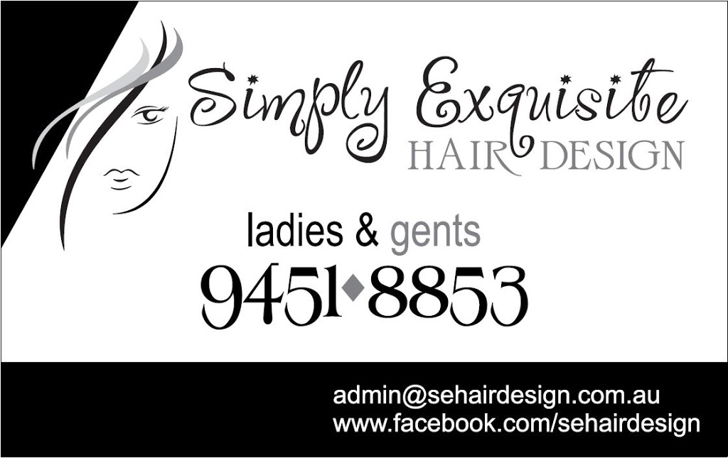 Simply Exquisite Hair Design | 202 William St, Beckenham WA 6107, Australia | Phone: (08) 9451 8853