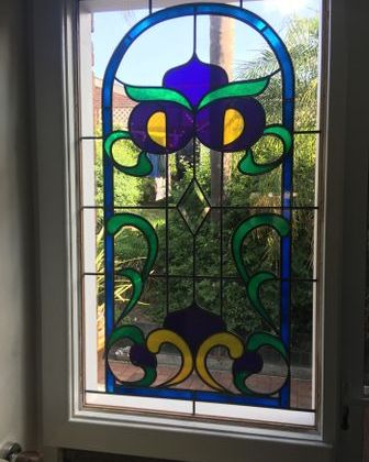 Stained Glass Overlay - Security Doors | Windows | Screens Suppl | Servicing all Penrith, Nepean, Blacktown, Blue Moutains, Kings Langley, Glenwood Toongabbie, Katoomba, Rooty Hill, Springwood, Lawson, Quakers Hill, St Marys, 3a/55 York Rd, South Penrith NSW 2750, Australia | Phone: 0413 151 467