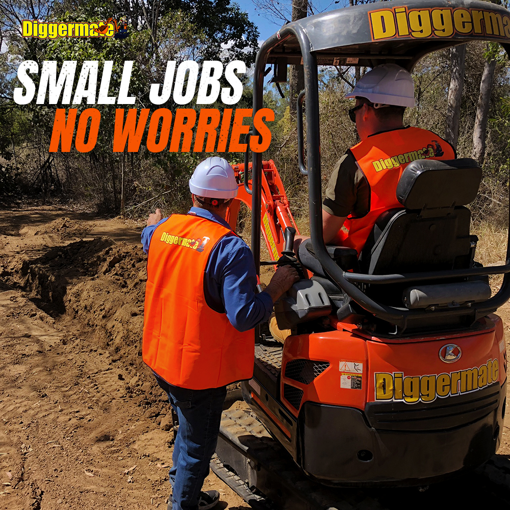 Diggermate Mini Excavator Hire Leppington | 11 Ingleburn Rd, Leppington NSW 2179, Australia | Phone: 0428 770 036