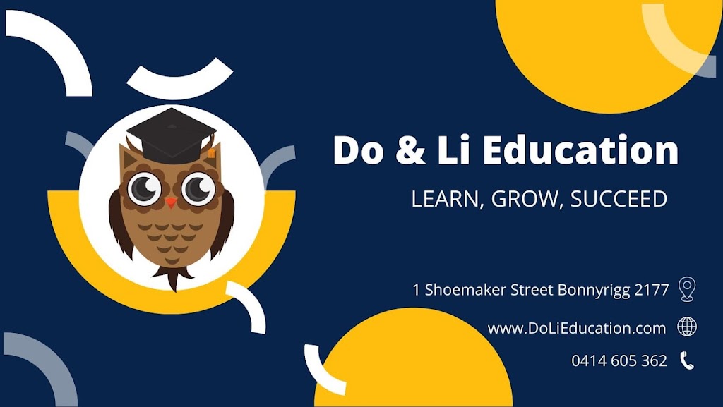 Do and Li Education | 1 Shoemaker St, Bonnyrigg NSW 2177, Australia | Phone: 0414 605 362