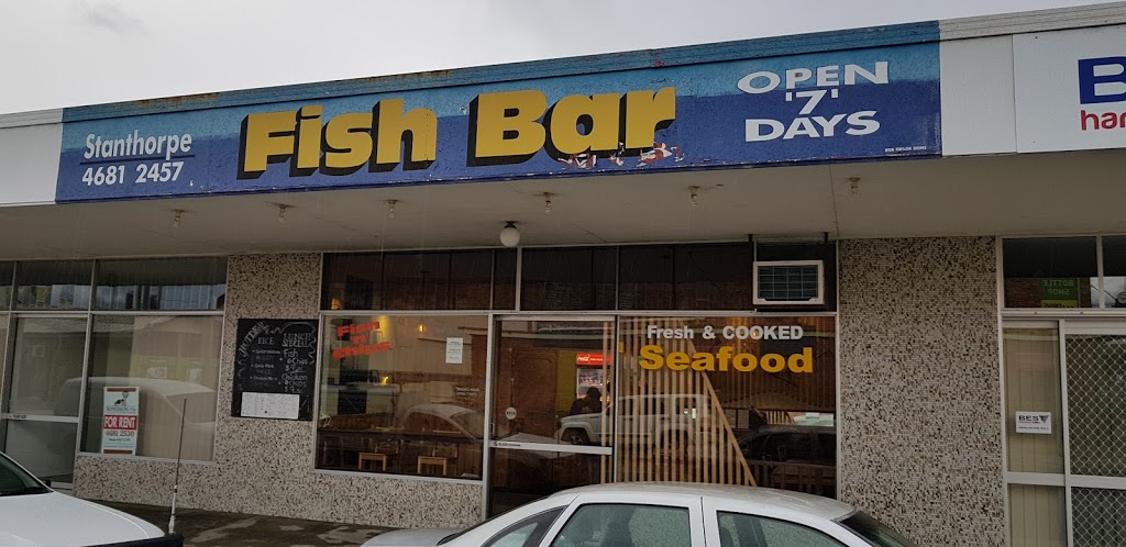 Stanthorpe Fish Bar & Take Away | meal takeaway | 13 Davadi St, Stanthorpe QLD 4380, Australia | 0746812457 OR +61 7 4681 2457