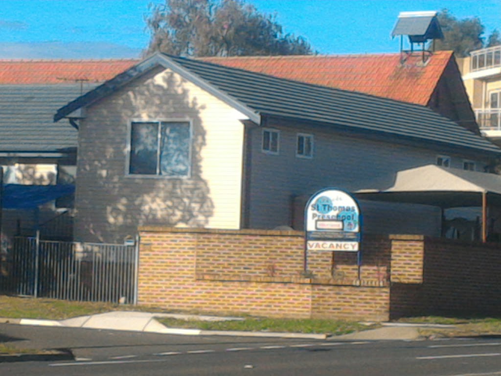 St Thomas Preschool | school | Cnr Woodville Rd &, Bradman St, Merrylands NSW 2160, Australia | 0298979806 OR +61 2 9897 9806