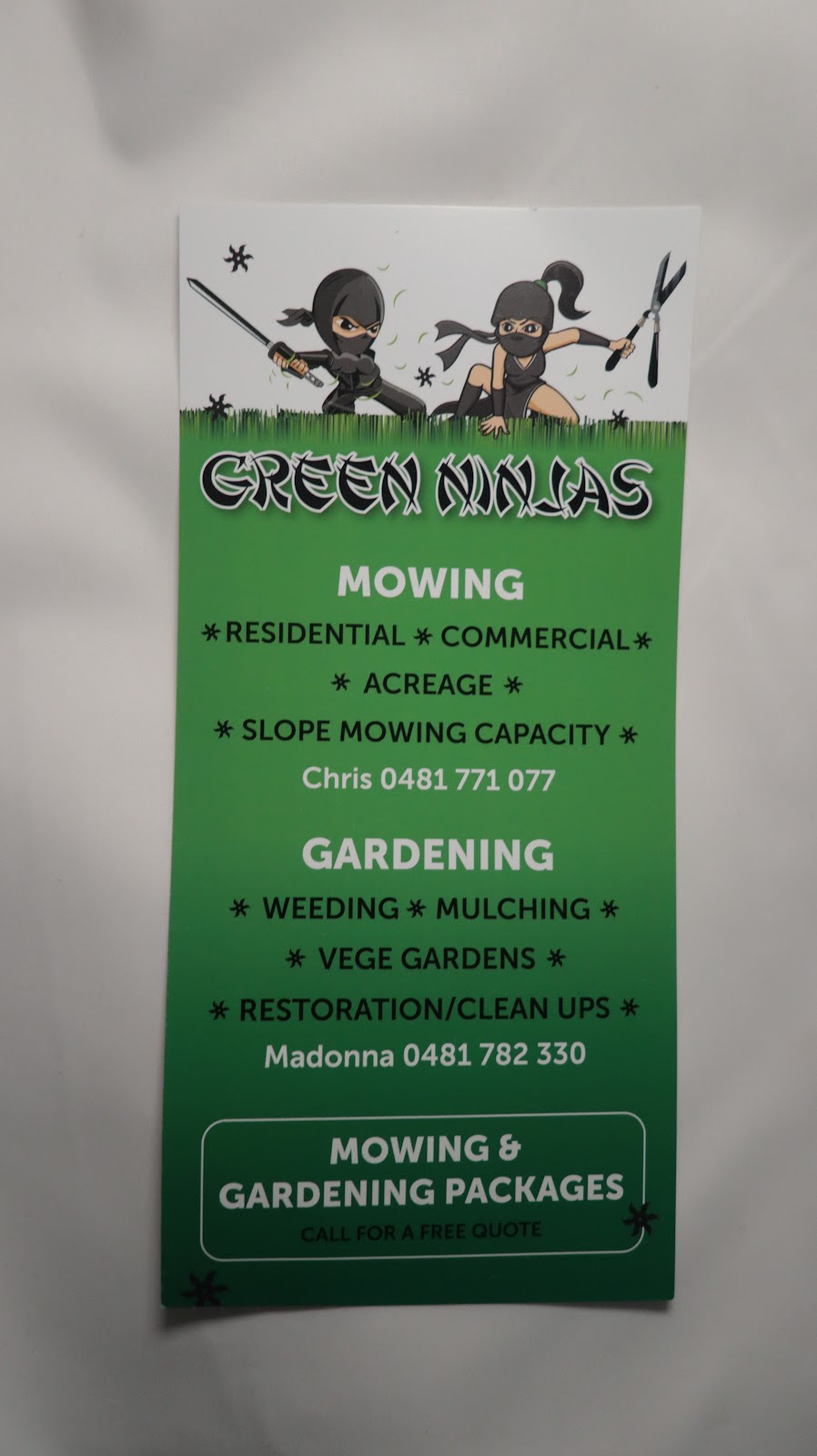 Green NinjasⓂ️ | Maleny QLD 4552, Australia | Phone: 0481 782 330