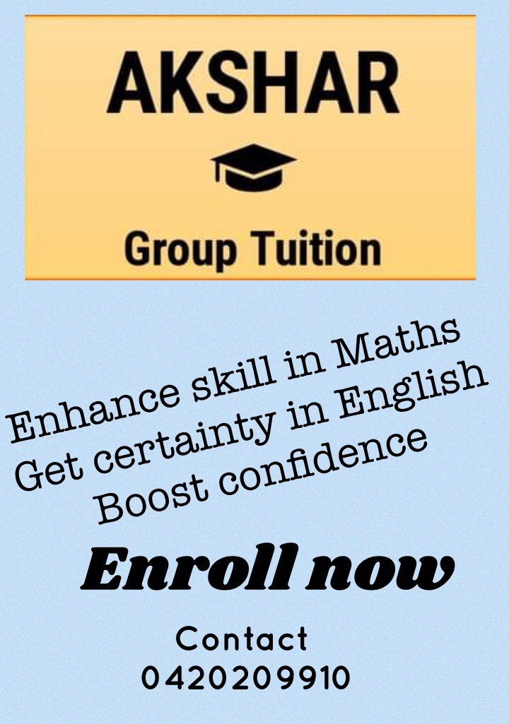Akshar Group Tuition |  | 12 Petal Ct, South Morang VIC 3752, Australia | 0420209910 OR +61 420 209 910
