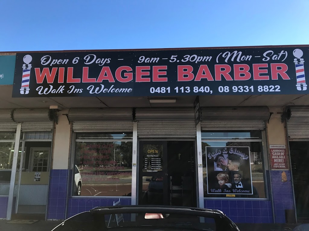 Willagee Barber Shop | hair care | 4B Webber St, Willagee WA 6156, Australia | 0893318822 OR +61 8 9331 8822