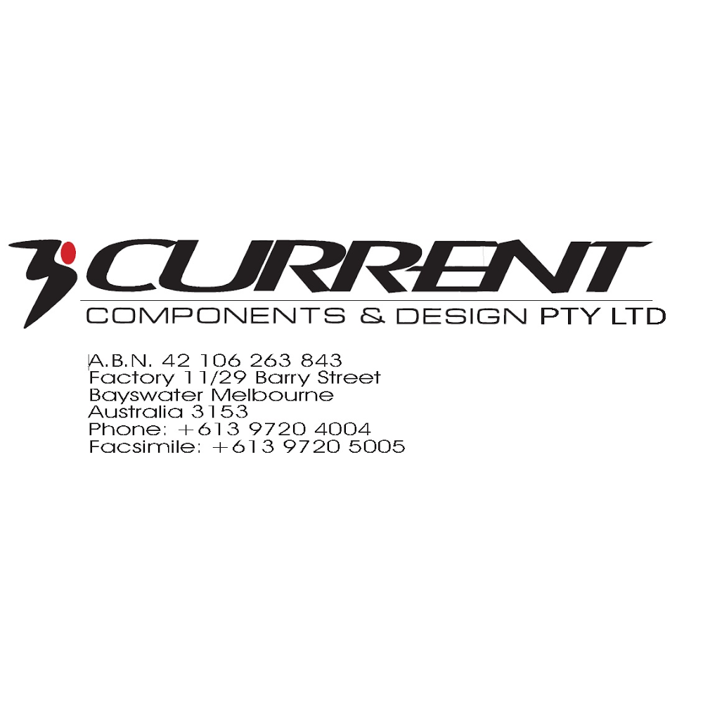 Current Components & Design | 11/29 Barry St, Bayswater VIC 3153, Australia | Phone: (03) 9720 4004