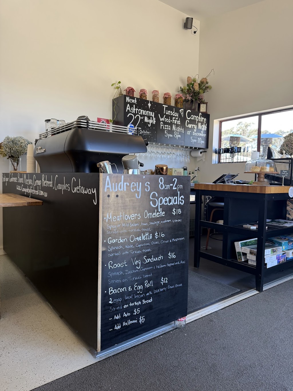 Audreys Cafe | 2400 Canyonleigh Rd, Canyonleigh NSW 2577, Australia | Phone: 0480 572 090