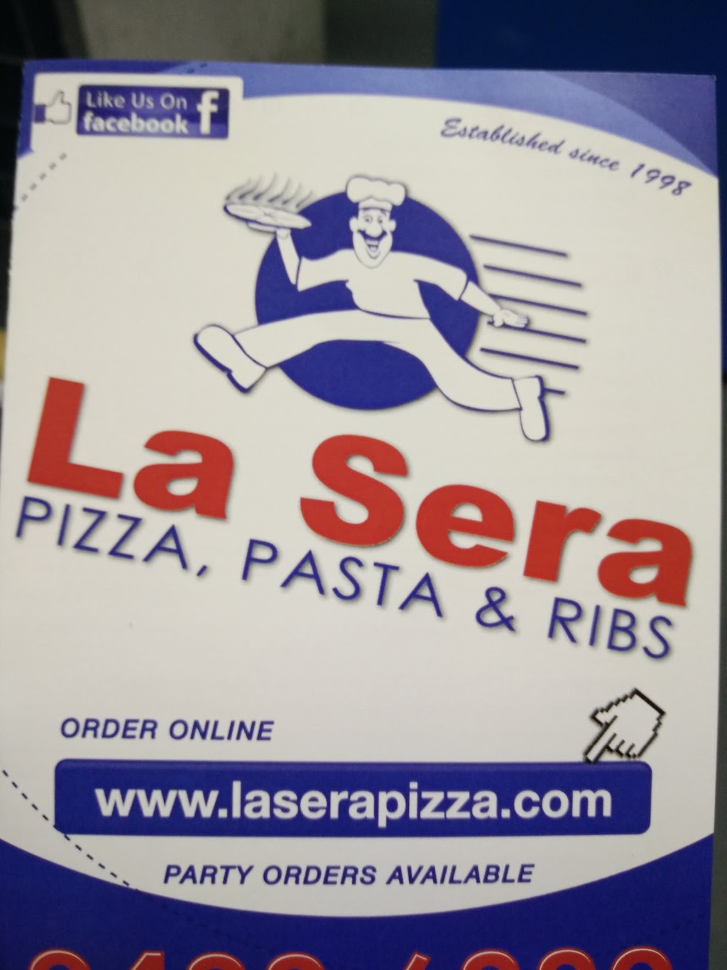 La Sera Pizza Pasta & Ribs | meal delivery | Diamond Creek Shopping Centre, 6/75 Main Hurstbridge Rd, Diamond Creek VIC 3089, Australia | 0394386880 OR +61 3 9438 6880