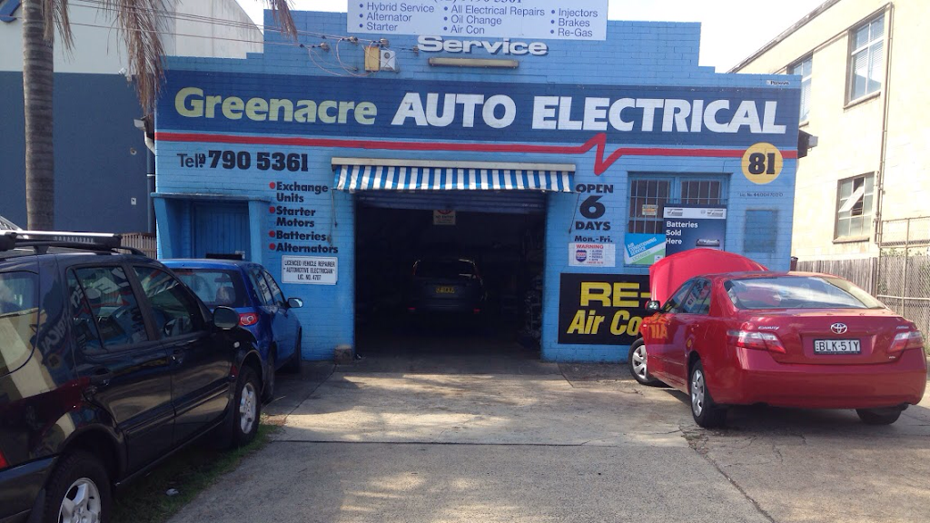 Greenacre Auto Electrical | car repair | 81 Beresford Ave, Greenacre NSW 2190, Australia | 0297905361 OR +61 2 9790 5361