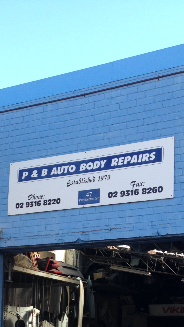 P&B Auto Body Repairs | 47 Pemberton St, Botany NSW 2019, Australia | Phone: (02) 9316 8220