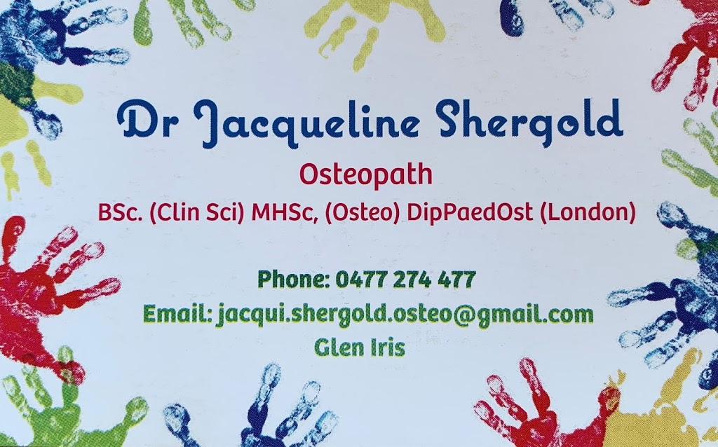 Dr Jacqueline Shergold Osteopath | health | 9 Muriel St, Glen Iris VIC 3146, Australia | 0477274477 OR +61 477 274 477