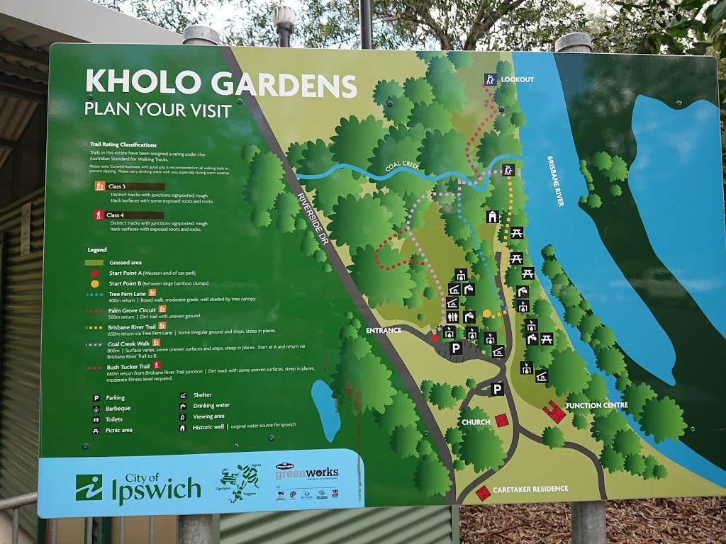 Ipswich City Council-Kholo Gardens | park | 243 Riverside Dr, Muirlea QLD 4306, Australia | 0738106666 OR +61 7 3810 6666