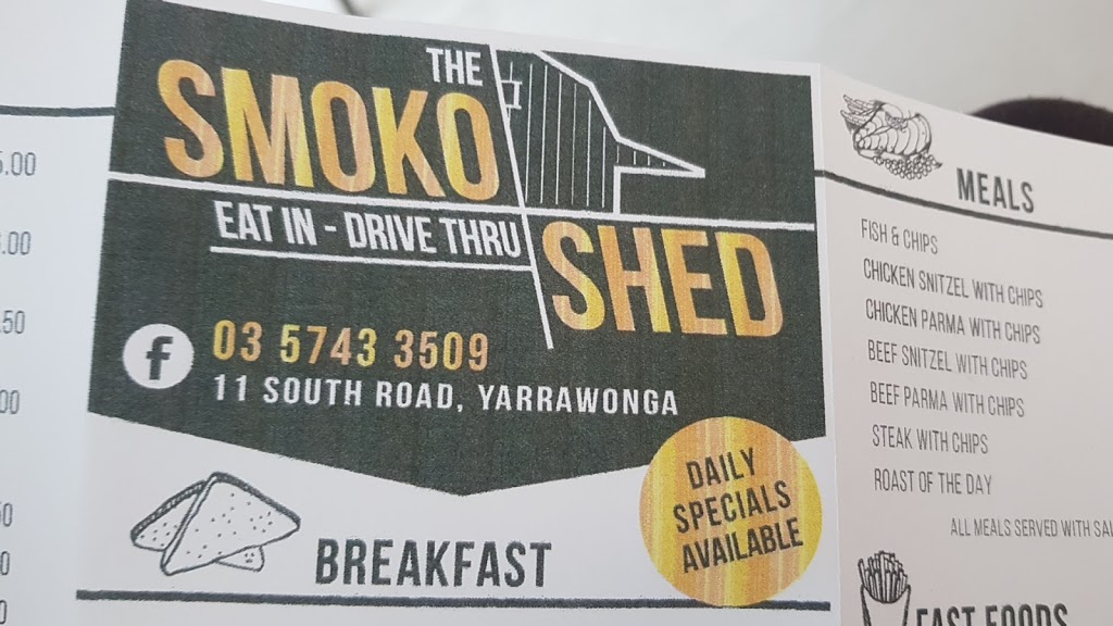 The Smoko Shed | cafe | 11 South Rd, Yarrawonga VIC 3730, Australia | 0357433509 OR +61 3 5743 3509