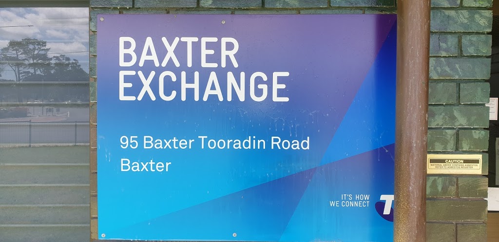 Baxter Telephone Exchange |  | 95-103 Baxter-Tooradin Rd, Baxter VIC 3911, Australia | 132200 OR +61 132200