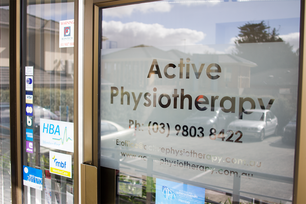 Active Physiotherapy | 501 Waverley Rd, Mount Waverley VIC 3149, Australia | Phone: (03) 9802 8517