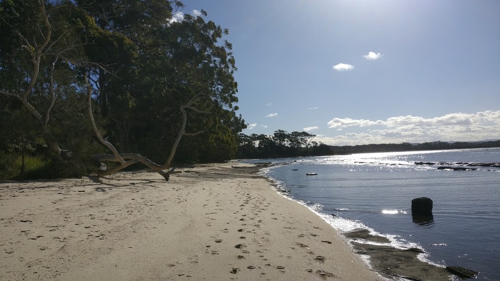 Beach next to White Sands Holiday park | campground | 1 Fegen St, Huskisson NSW 2540, Australia