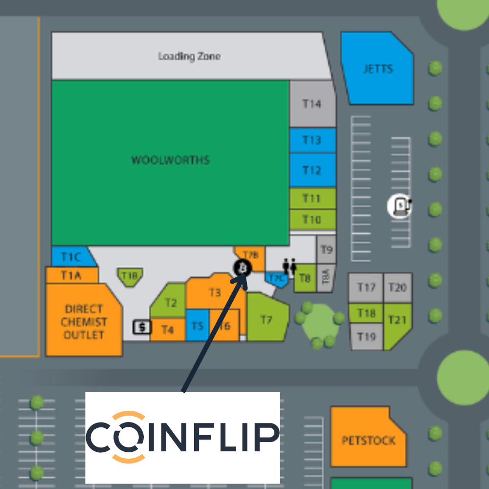 CoinFlip Bitcoin ATM - Kingston Village Square (Ocean Grove) | 122-160 Grubb Rd, Ocean Grove VIC 3226, Australia | Phone: 1300 689 526