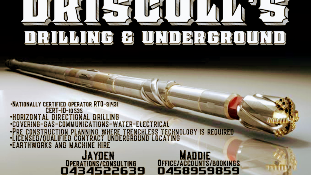 Driscolls drilling & underground | general contractor | 172 Ambrose Rd, Lower Tenthill QLD 4343, Australia | 0434522639 OR +61 434 522 639