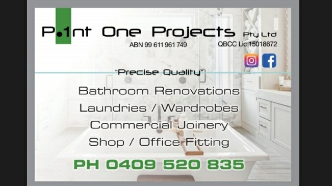 Point One Projects P/L | 1 Lindale Ct, Cashmere QLD 4500, Australia | Phone: 0409 520 835