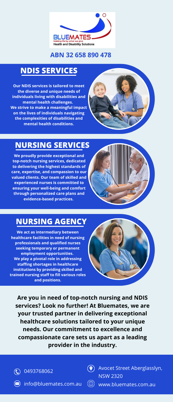 Bluemates Health and Disability Solutions | 11 Avocet St, Aberglasslyn NSW 2320, Australia | Phone: 0493 768 062