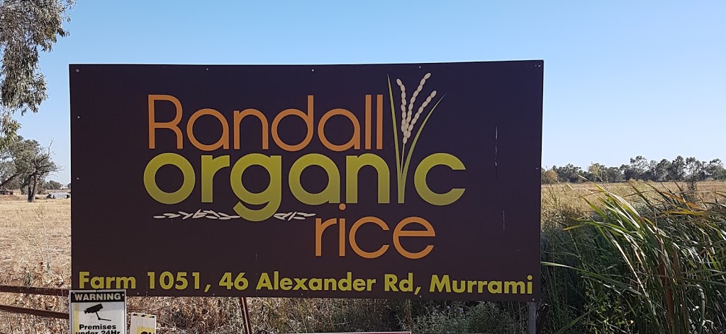 Randall Organic Rice | 46 Alexander Rd, Murrami NSW 2705, Australia | Phone: (02) 6955 2278