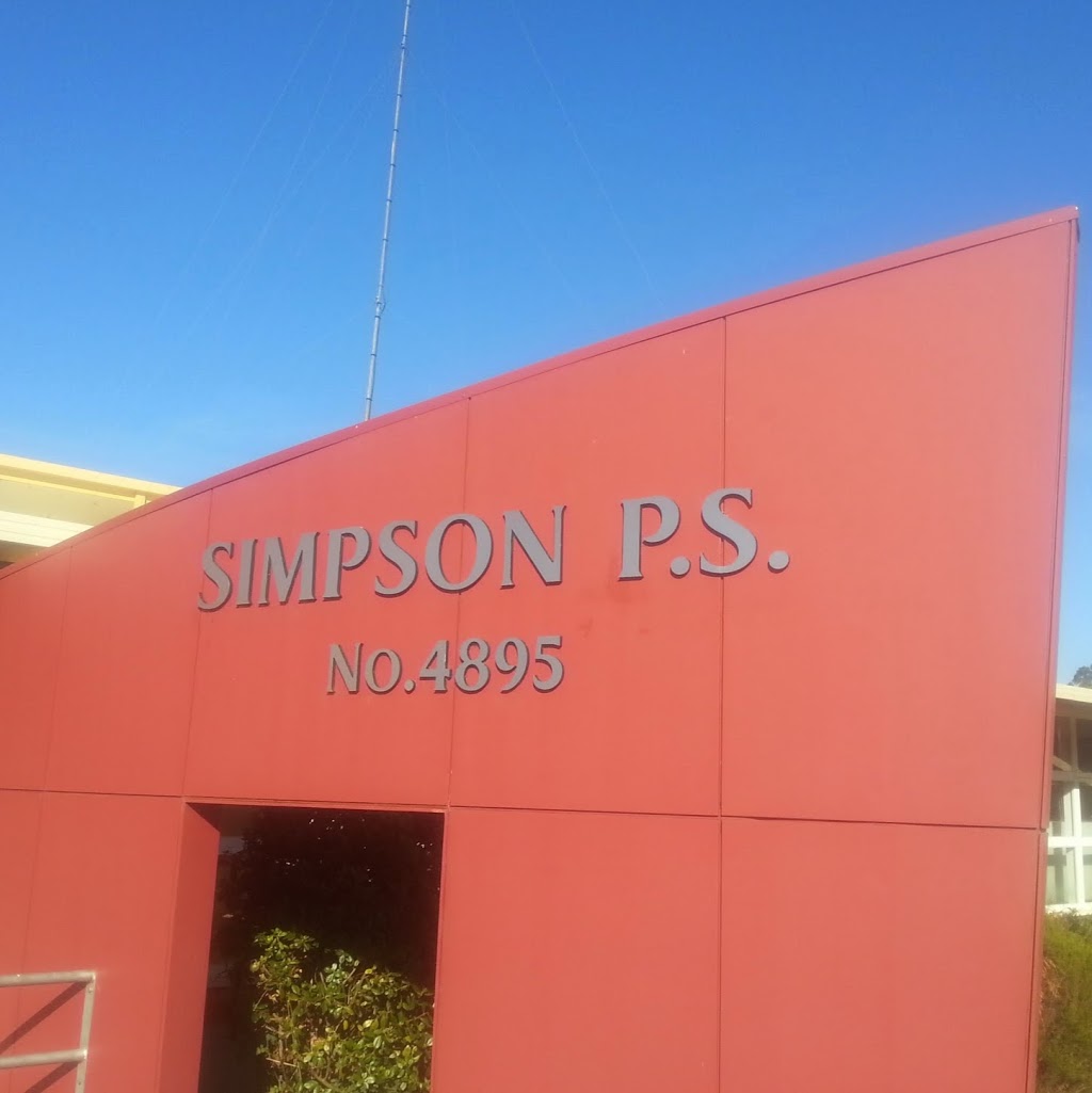 Simpson Primary School | school | Cockayne St, Simpson VIC 3266, Australia | 0355943298 OR +61 3 5594 3298