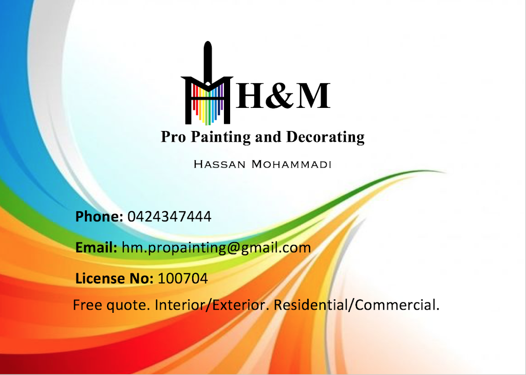 H&M Pro Painting and Decorating Services | painter | Morley WA 6062, Australia | 0424347444 OR +61 424 347 444
