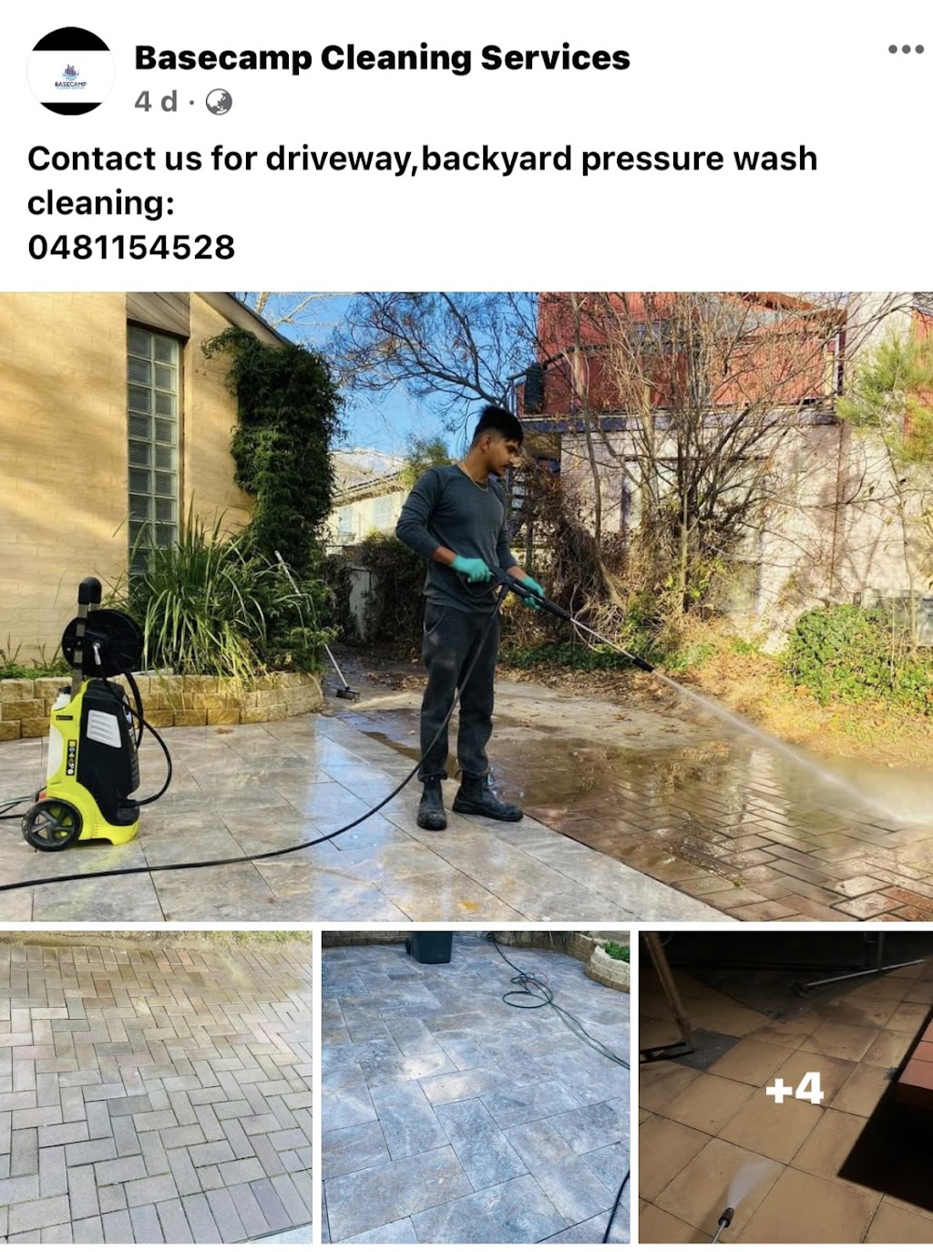 Basecamp cleaning services | point of interest | 18 Ennor Cres, Florey ACT 2615, Australia | 0481154528 OR +61 481 154 528