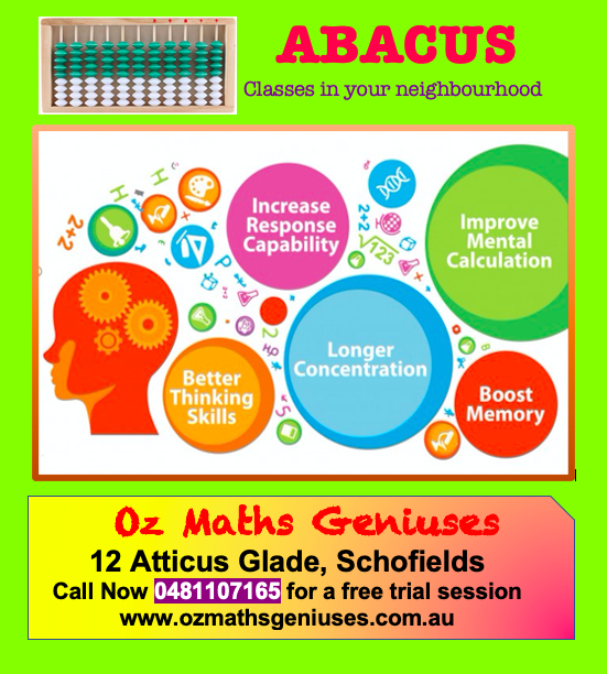 Oz Maths Geniuses | 12 Atticus Glade, Schofields NSW 2762, Australia | Phone: 0481 107 165