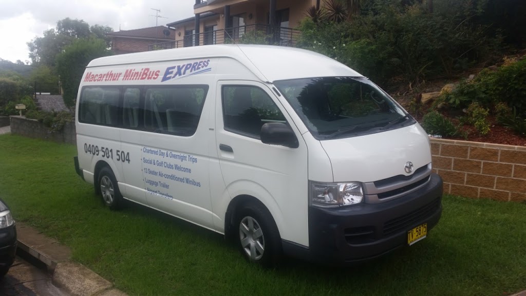 Macarthur Minibus Express |  | 11 Bishopscourt Pl, Glen Alpine NSW 2560, Australia | 0409501504 OR +61 409 501 504