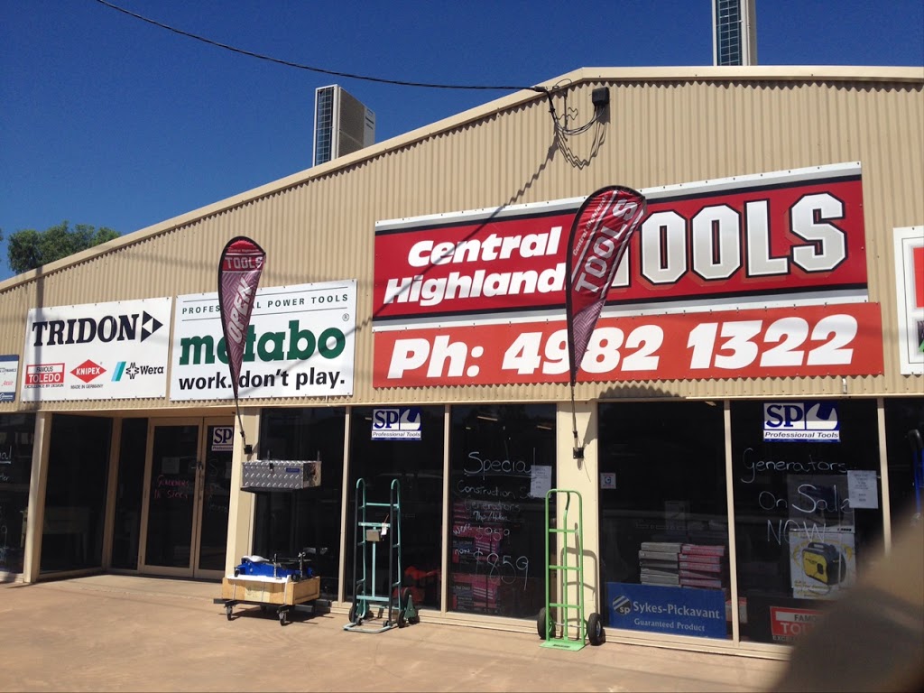 Central Highland Tools | 58 Hospital Rd, Emerald QLD 4720, Australia | Phone: (07) 4982 1322