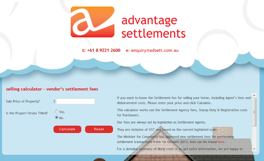 Advantage Settlement Agents Perth | lawyer | Suite 5/55 Archer St, Carlisle WA 6101, Australia | 0892212600 OR +61 8 9221 2600