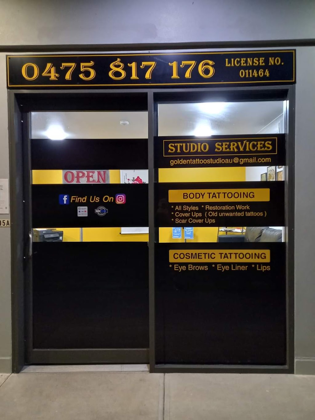 Golden Tattoo Studio | 45 Turf St, Grafton NSW 2460, Australia | Phone: 0466 079 195
