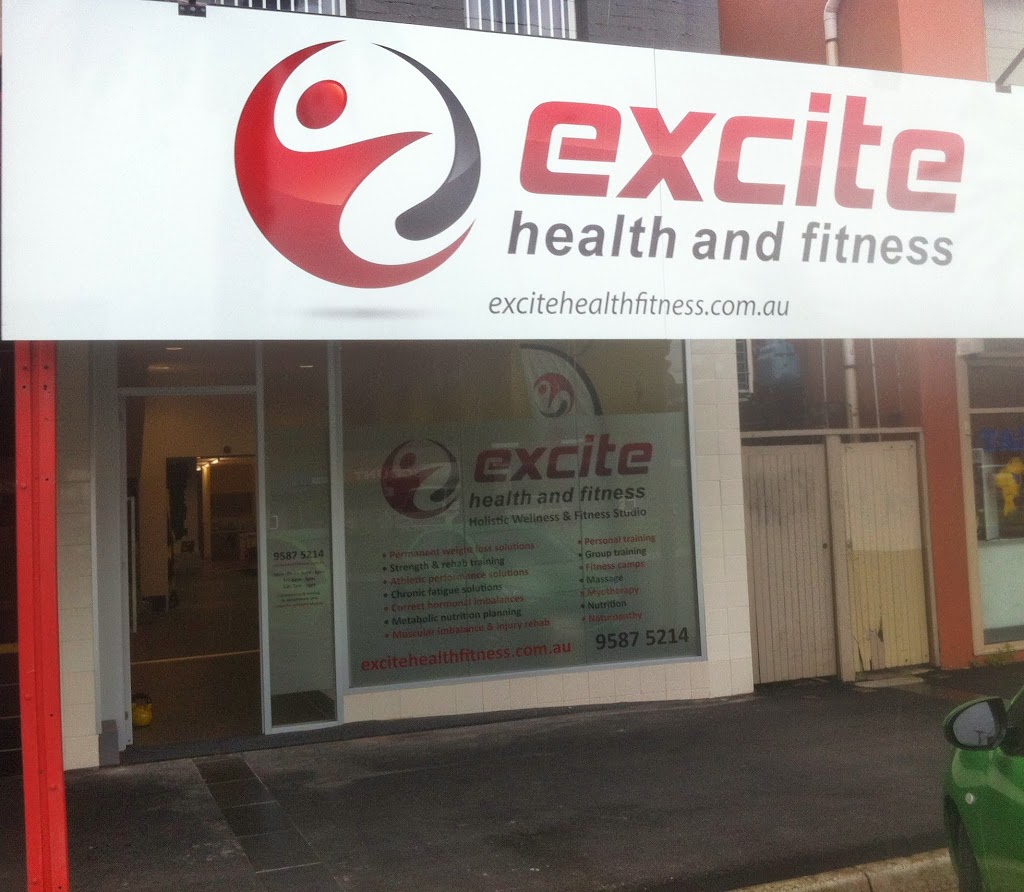 Excite Health & Fitness | 517 Main St, Mordialloc VIC 3195, Australia | Phone: 0408 541 527