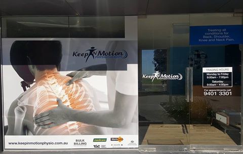 Keep In Motion Physiotherapy | physiotherapist | GO3/65 Manor House Dr, Epping VIC 3076, Australia | 0394013301 OR +61 3 9401 3301