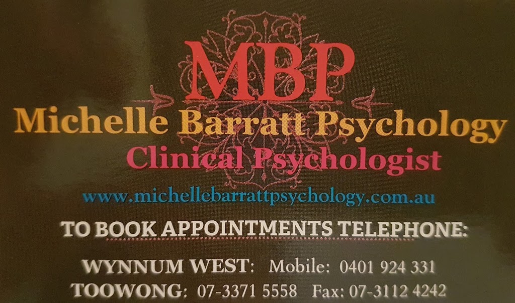 Michelle Barratt Psychology | health | 35 Wondall Rd, Wynnum West QLD 4178, Australia | 0401924331 OR +61 401 924 331