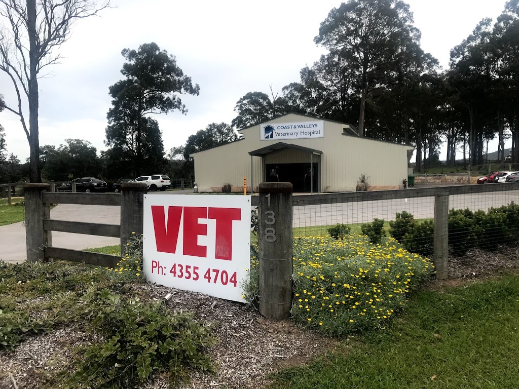 Coast and Valleys Veterinary Hospital | veterinary care | 138 Hue Hue Rd, Alison NSW 2259, Australia | 0243554704 OR +61 2 4355 4704