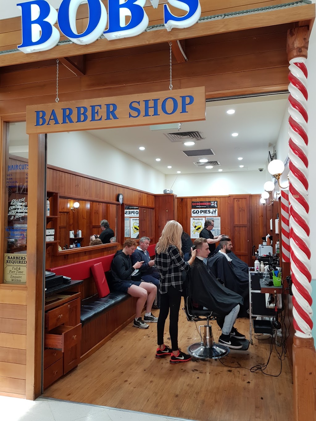 Bobs Barber Shop - Karingal Hub | Shop S110A, 330 Cranbourne Rd, Frankston VIC 3199, Australia | Phone: (03) 9789 2866