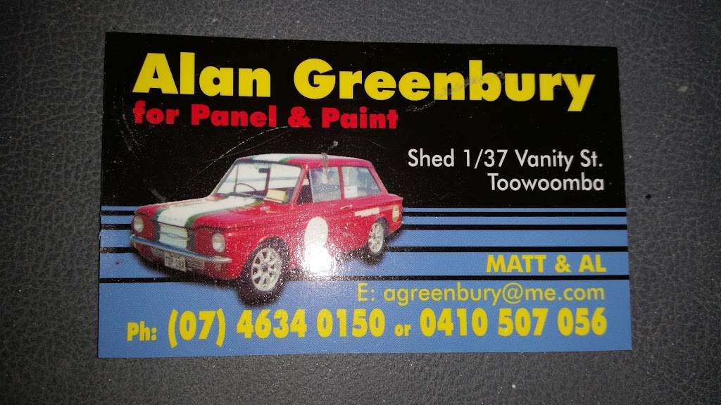 Al Greenbury Panel & Paint | car repair | 37 Vanity St, Rockville QLD 4350, Australia | 0410507056 OR +61 410 507 056