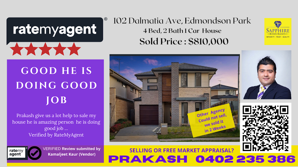 Prakash Sharma | real estate agency | 23 Bowerbird Ave, Ingleburn NSW 2565, Australia | 0402235386 OR +61 402 235 386
