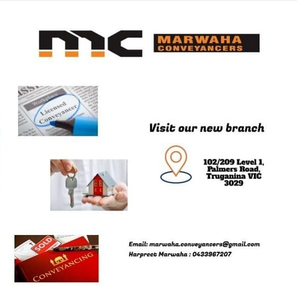 Marwaha Conveyancers | lawyer | 209 Palmers Rd, Truganina VIC 3029, Australia | 0433967207 OR +61 433 967 207