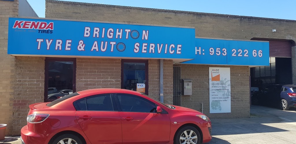 Brighton Tyre & Auto Service | 8 Horscroft Pl, Moorabbin VIC 3189, Australia | Phone: (03) 9532 2266