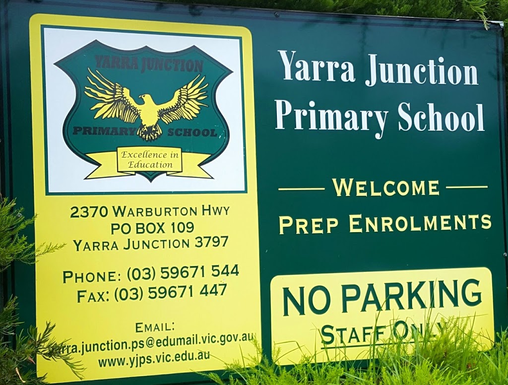 Yarra Junction Primary School | school | 2370 Warburton Hwy, Yarra Junction VIC 3797, Australia | 0359671544 OR +61 3 5967 1544