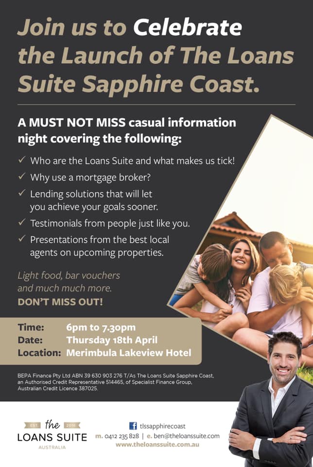 The Loans Suite Sapphire Coast | finance | 30 Beach View Ct, Tura Beach NSW 2548, Australia | 0412235828 OR +61 412 235 828