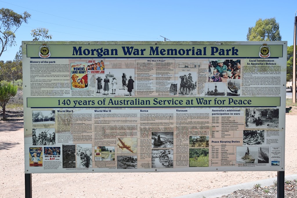 Morgan War Memorial Park | Morgan SA 5320, Australia