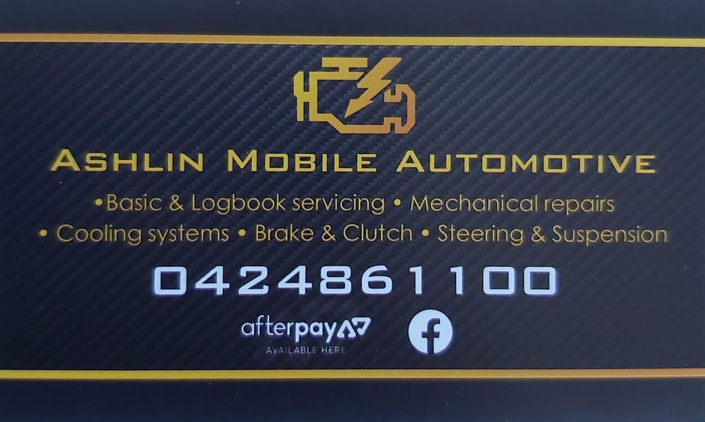 Ashlin Mobile Automotive | Morgan Dr, Traralgon VIC 3844, Australia | Phone: 0424 861 100