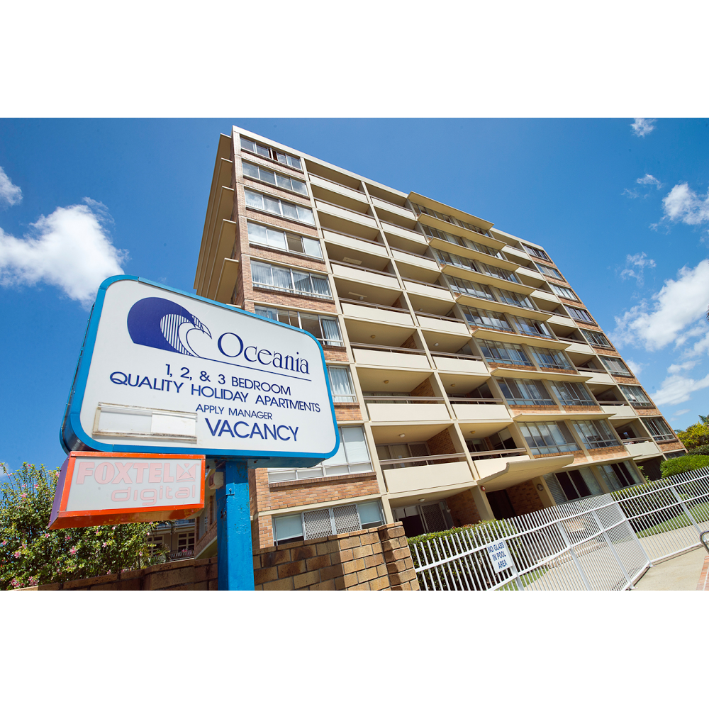 Oceania Burleigh Holiday Apartments | 22-28 The Esplanade, Burleigh Heads QLD 4220, Australia | Phone: (07) 5535 6700