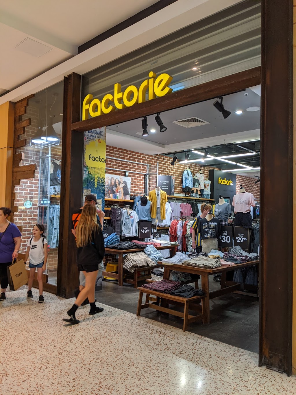 Factorie | clothing store | Shop 1029 Fountain Gate Westfield Shopping Centre, Magid Dr, Fountain Gate VIC 3805, Australia | 0397046771 OR +61 3 9704 6771