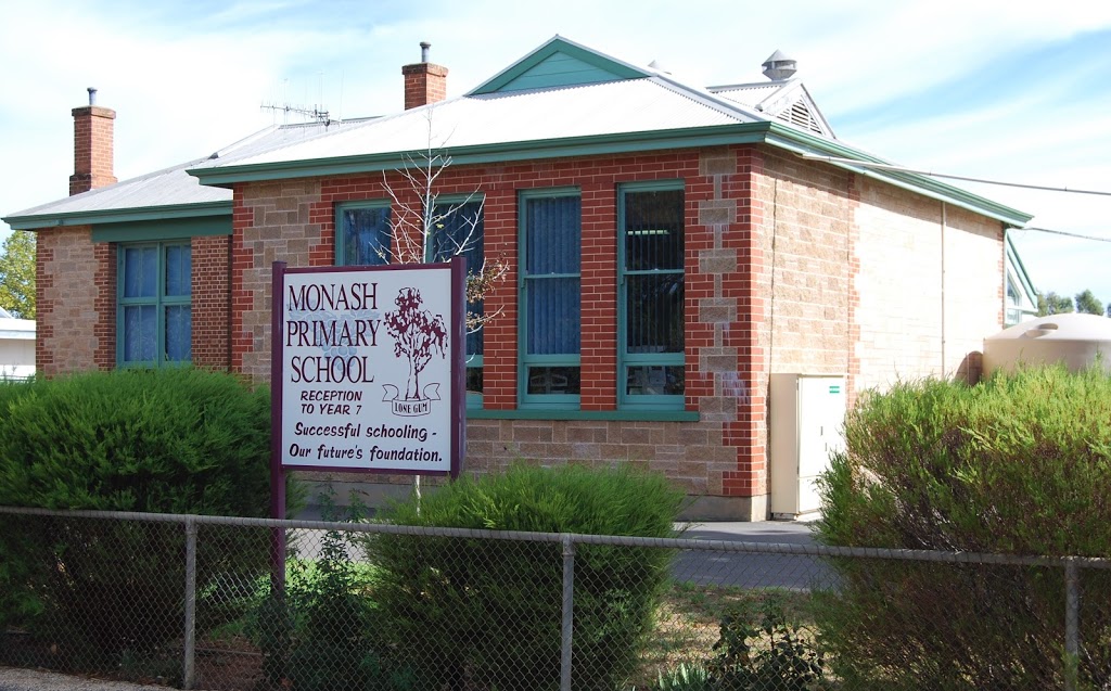 Monash Primary School | school | Monash Primary School, 22 Jackson St, Monash SA 5342, Australia | 0885835361 OR +61 8 8583 5361